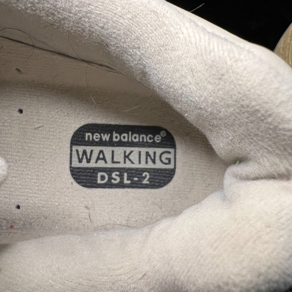 New Balance 577 WW57VB Womens 8 Wide Walking Shoes White Leather Comfort Sneaker - Picture 6 of 7